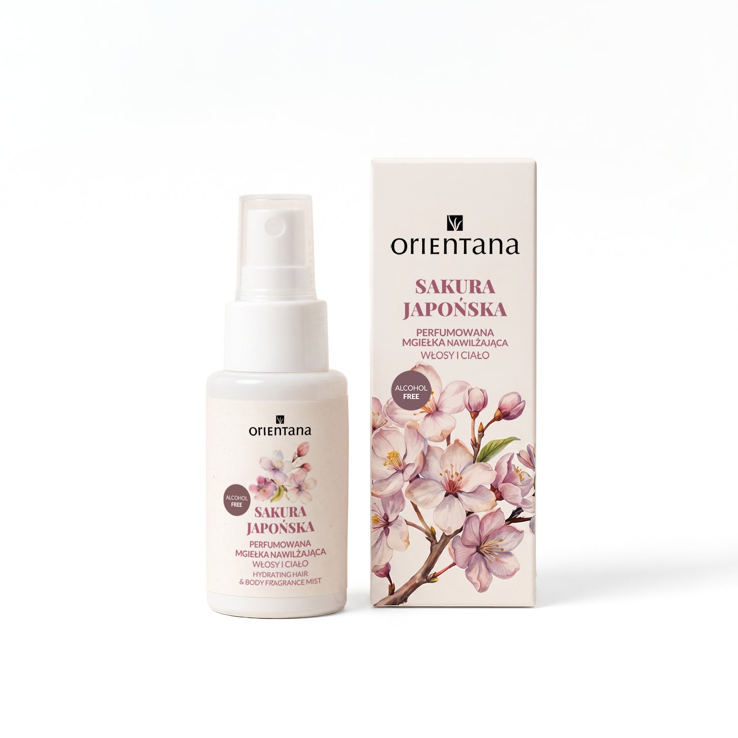Load video: Mgiełka Sakura Japońska do włosów i ciała 50 ml - Orientana