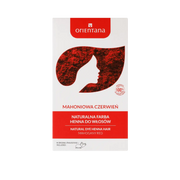 BIO HENNA naturalna farba do włosów MAHONIOWA CZERWIEŃ 100 g - Orientana