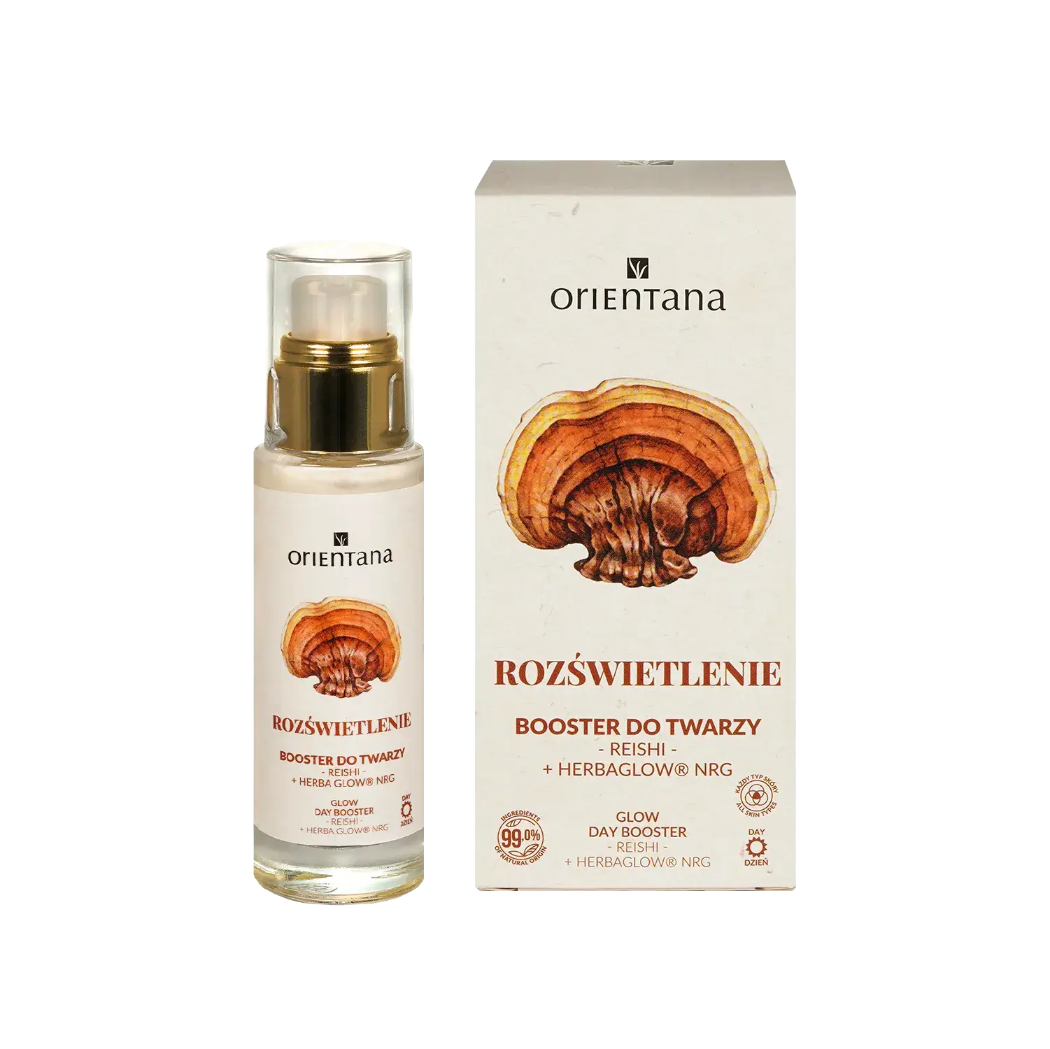 booster reishi rozświetlający orientana