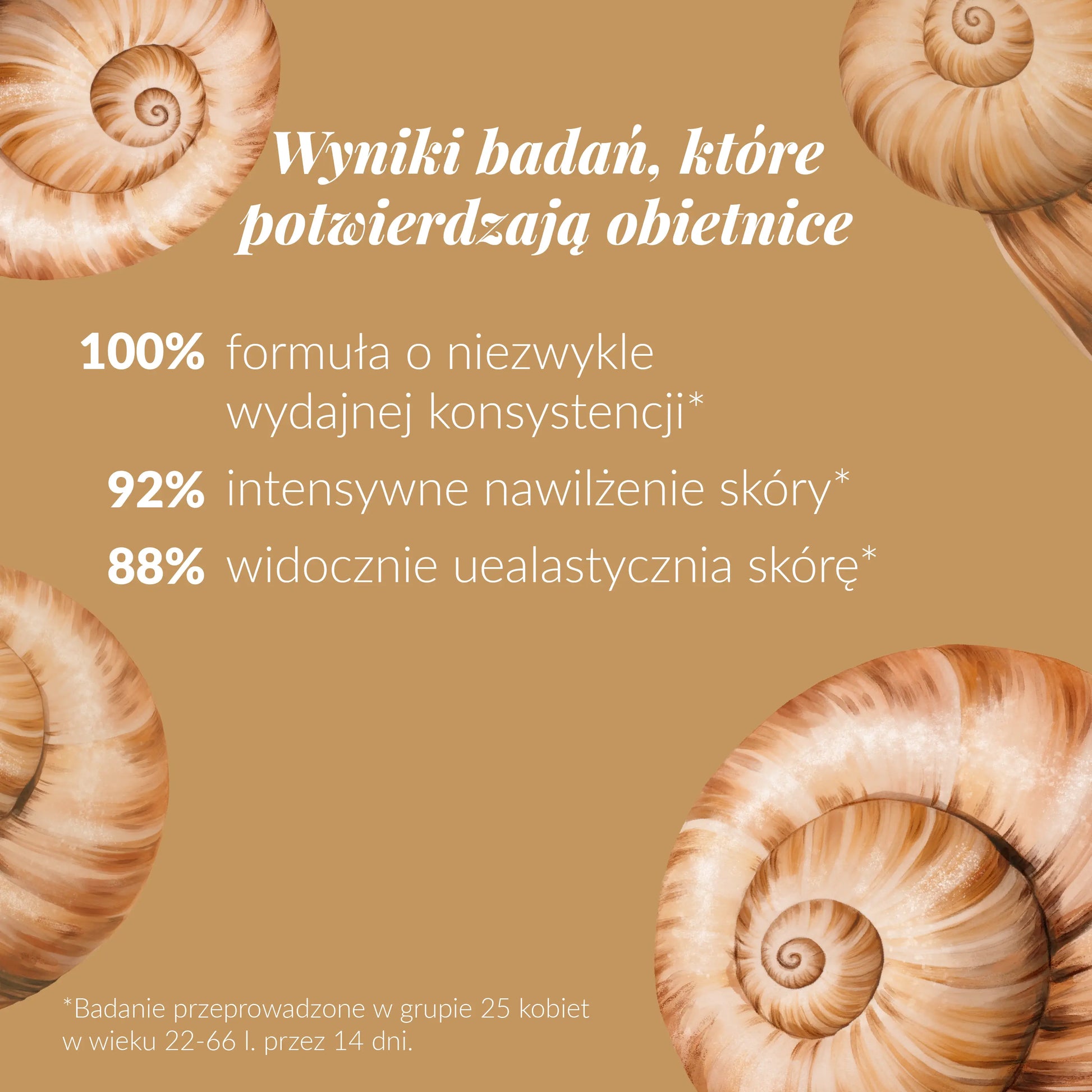wyniki badań aplikacyjnych esencji ze śluzem ślimaka