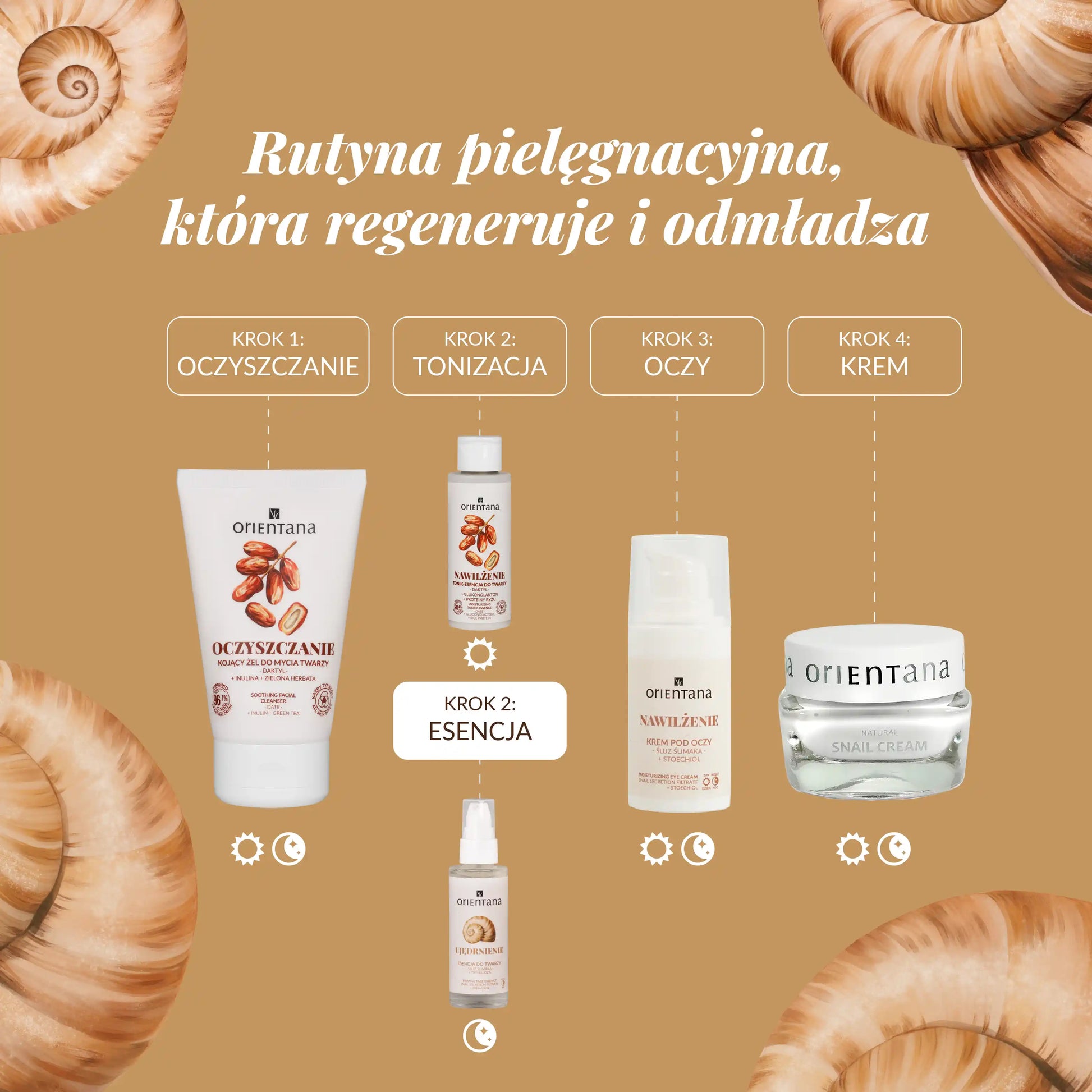 rutyna pielęgnacyjna z esencją orientana - po oczyszczaniu
