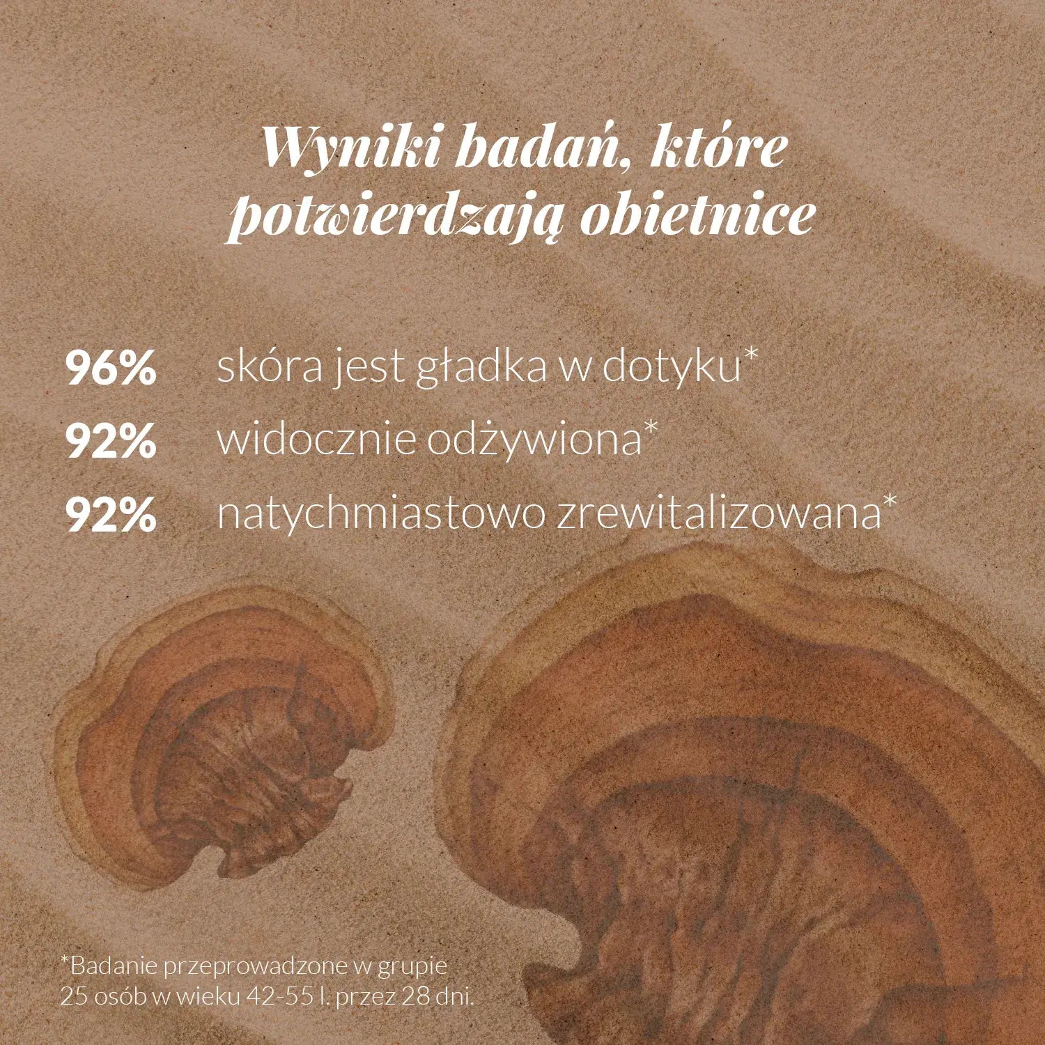 wyniki badań kremu na noc reishi