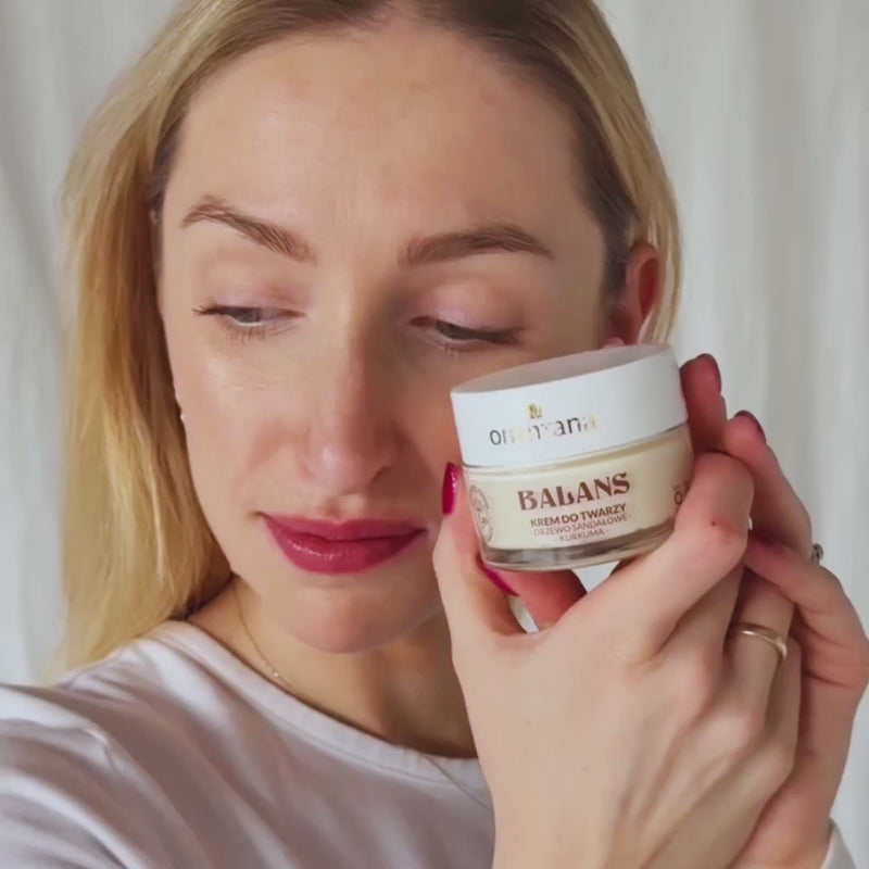 Krem do twarzy drzewo sandałowe i kurkuma 50 ml - Orientana